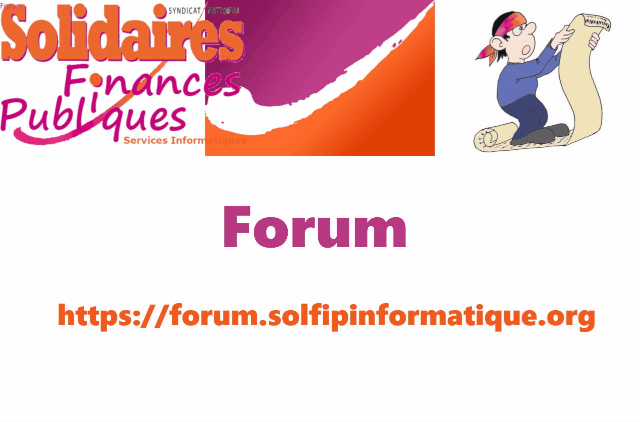 Forum des agents des DISI et services informatiques
